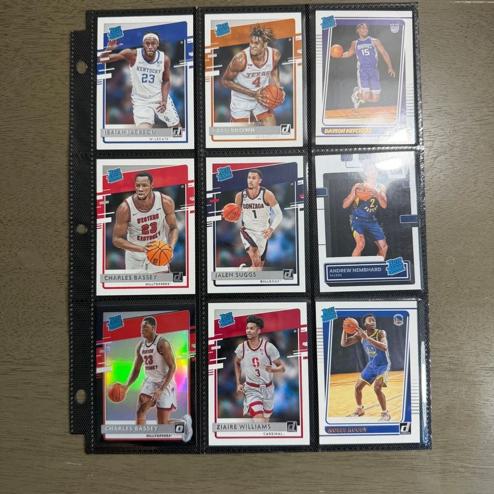 Panini Rated Rookie Basketball Card Lot Jalen Suggs Jonathan‎ Kuminga Optic 18ct